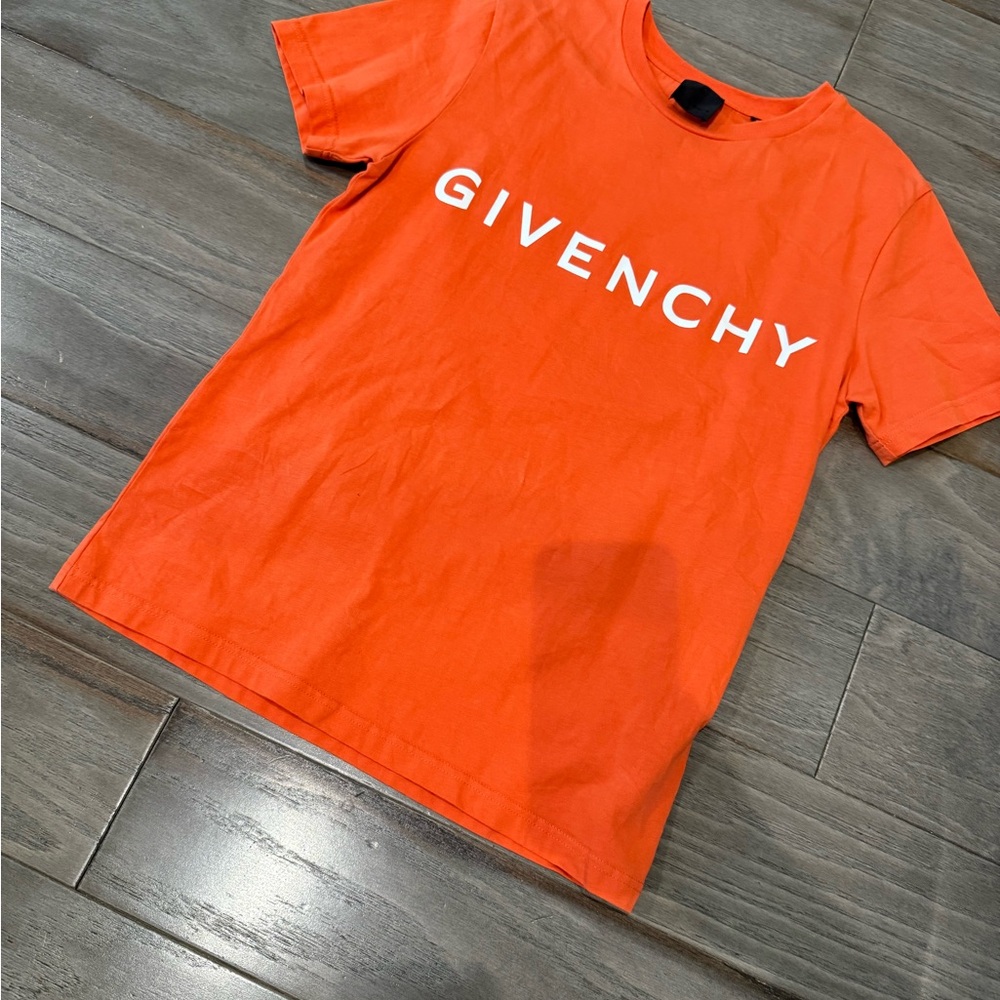Givenchy Orange Short Sleeve Tee